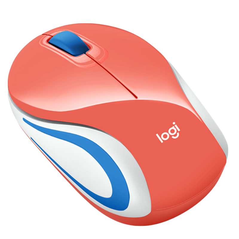 PanaloptecStore (7) Logitech M187 Mouse inalámbrico coral 910-005362 - Imagen 1