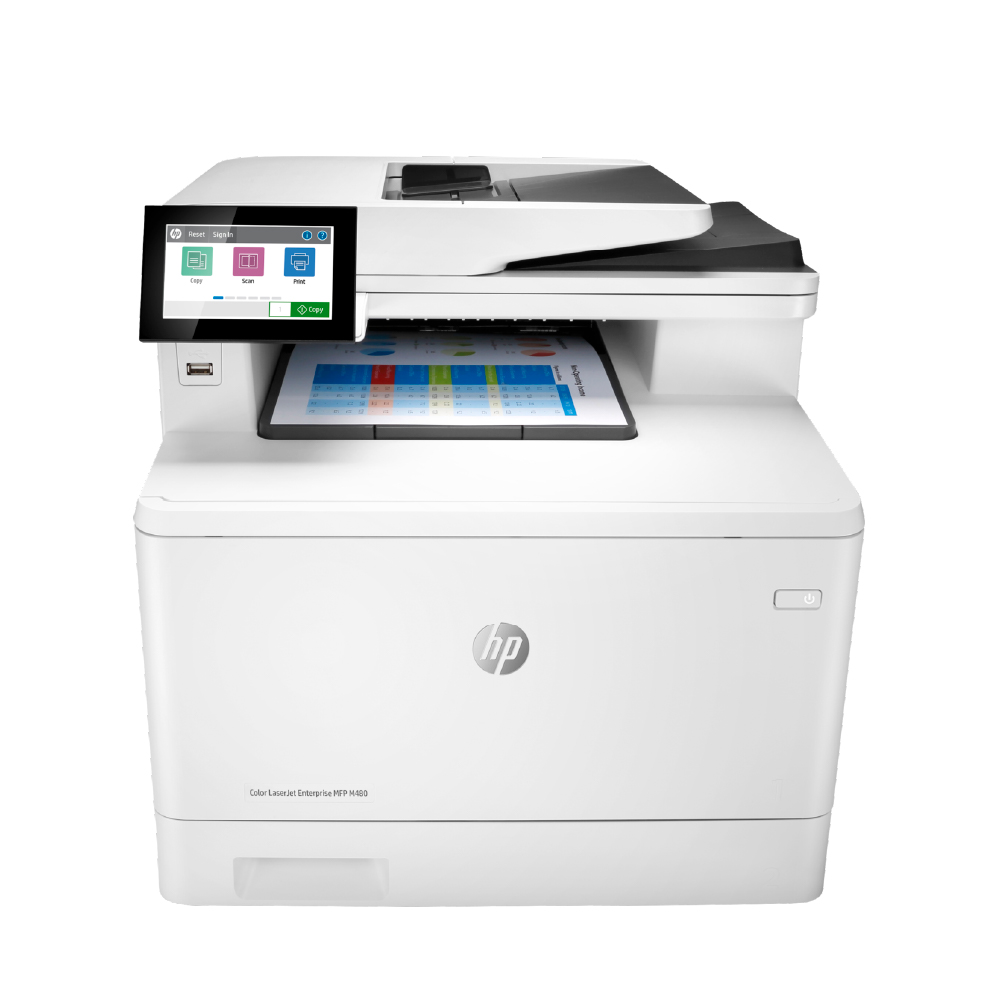 Impresora multifunción HP Color LaserJet Enterprise M480f 3QA55A#BGJ