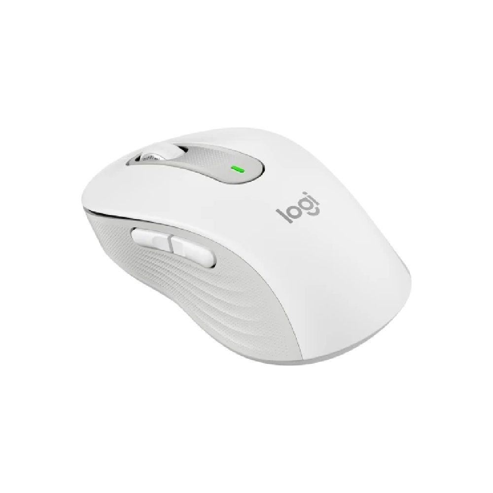 Logitech Signature M650 mouse blanco hueso 910-006252