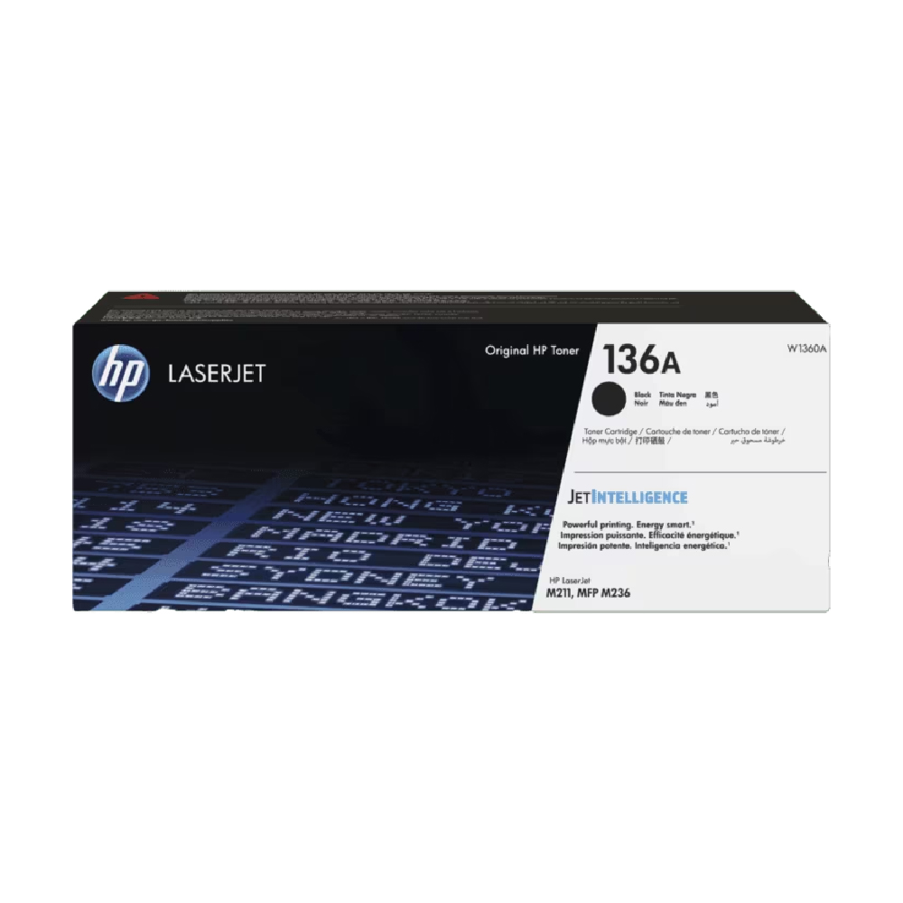 Cartucho de Tóner HP 136A Negro LaserJet Original W1360A