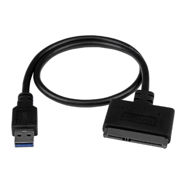 StarTech.com Adaptador de disco duro USB 3.1 a SATA de 2,5" - USB 3.1 Gen 2 de 10 Gbps USB312SAT3CB