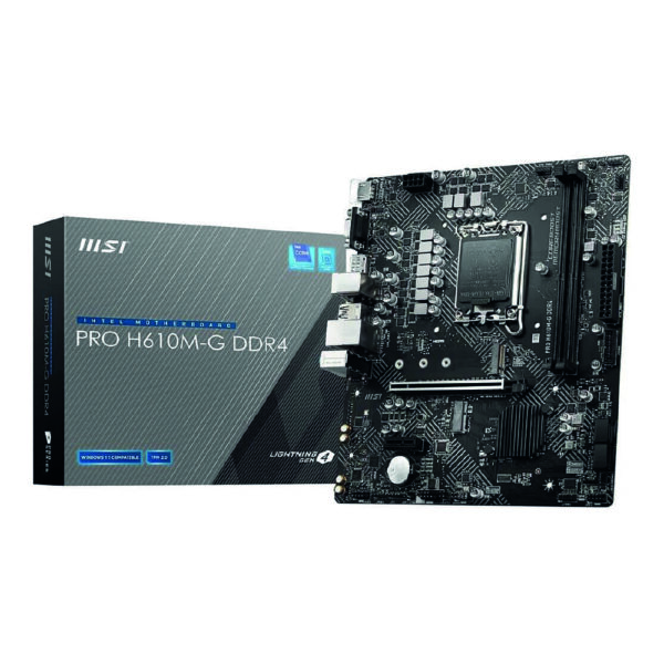 MSI PRO H610M placa madre Intel 824142278789