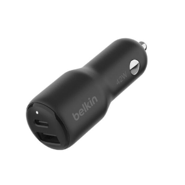Belkin Cargador doble para auto 42W USB+USB-CCCB005btBK