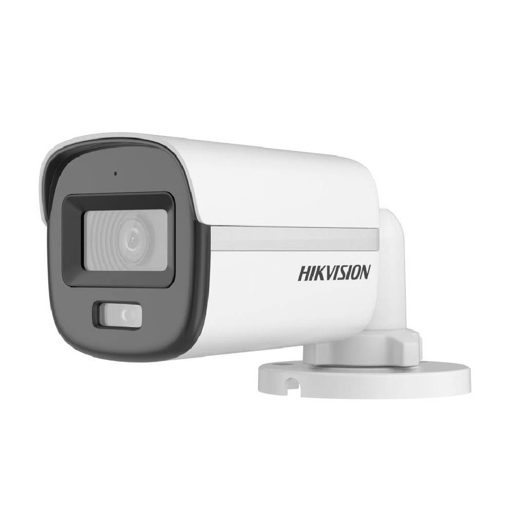 Hikvision Cámara minibala fija con luz híbrida inteligente ColorVu 3K DS DS-2CE10KF0T-LPFS 2.8mm