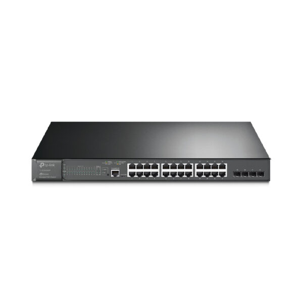 TP-Link Switch Gestionable JetStream de 28 puertos Gigabit L2 con PoE+ de 24 puertos TL-SG3428MP