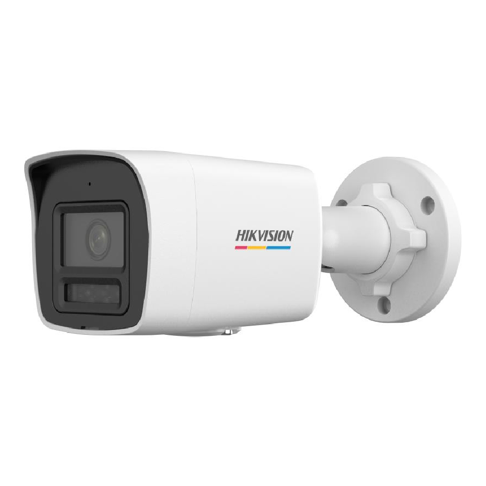 Hikvision Cámara de red tipo bala fija ColorVu de 6 MP con luz híbrida inteligente DS-2CD1067G2H-LIU(2.8mm)