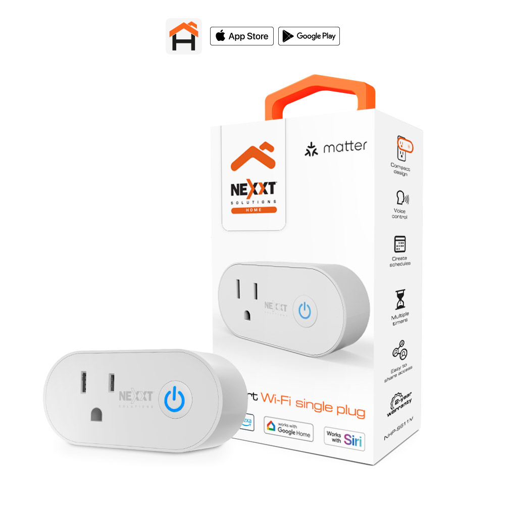 Nexxt Solutions Home Enchufe inteligente Wi-Fi NHP-S611M