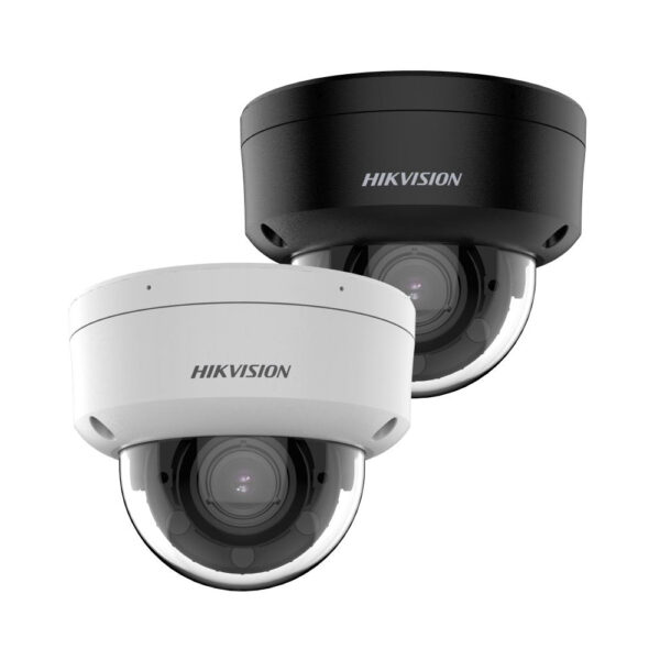 Hikvision Cámara de red domo varifocal motorizada con luz inteligente Acusense de 4 MP DS-2CD2743G2-LIZS2U