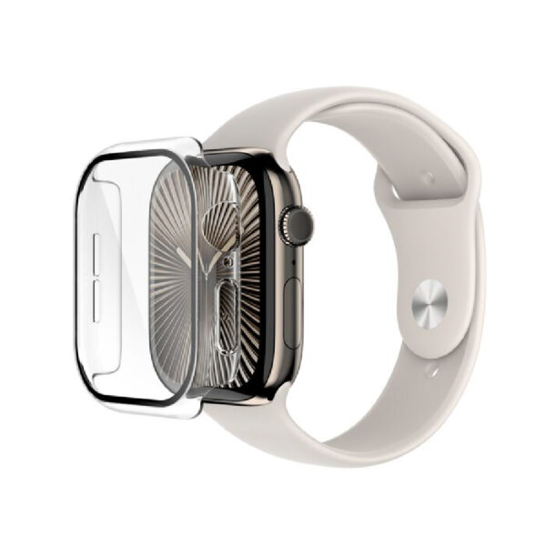 Belkin Protector de pantalla 2 en 1 para Apple Watch Series 10 (46 mm/transparente) OWA003fqCL