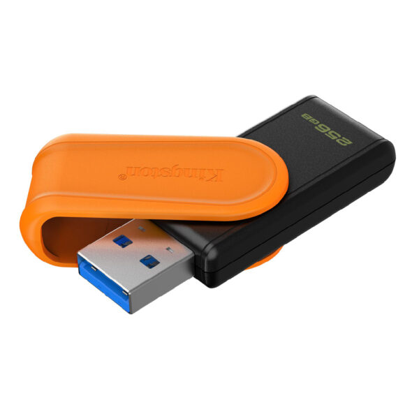 Kingston Unidad USB 3.2 Gen 1 DataTraveler Exodia S memoria 256GB color negro/naranja DTXS/256GB