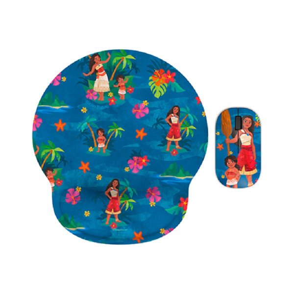 Xtech Kit de mouse inalámbrico y mouse pad | Edición Moana XTM-DKT3MO