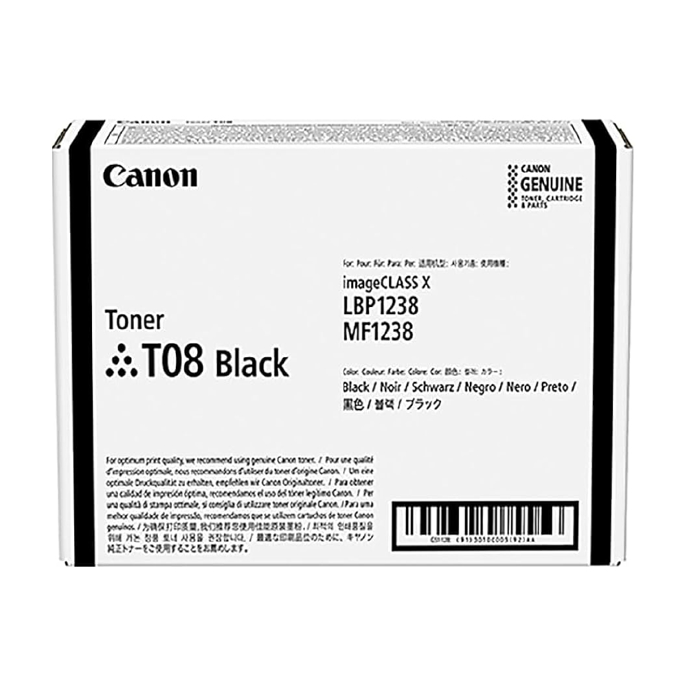 Canon T08 tóner negro 3010C005AA