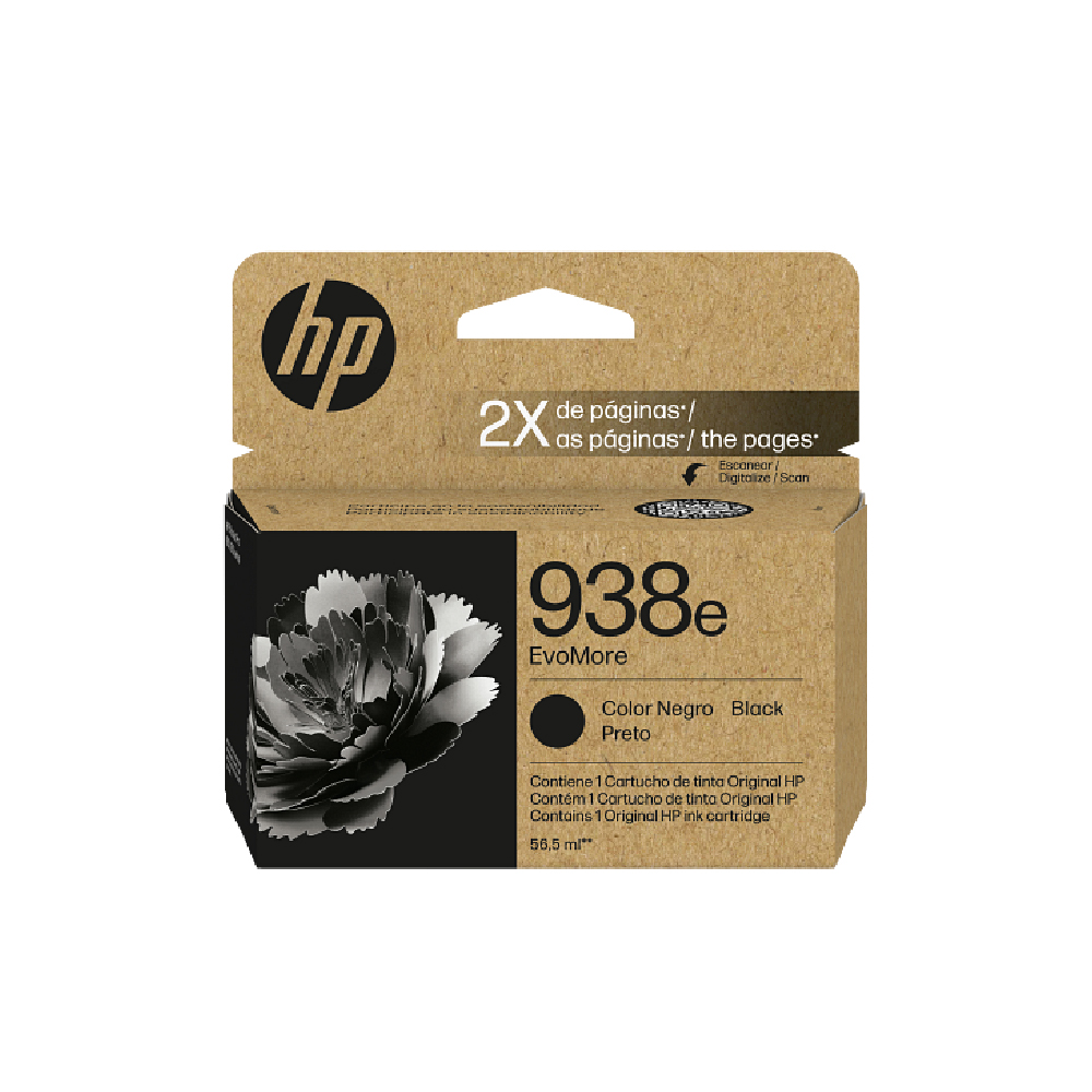 HP tinta EvoMore 938e negro 4S6Y2PL