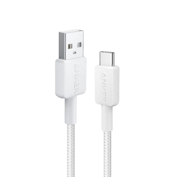 Anker Cable trenzado USB-A a USB-C 91cm color blanco A81H5H11