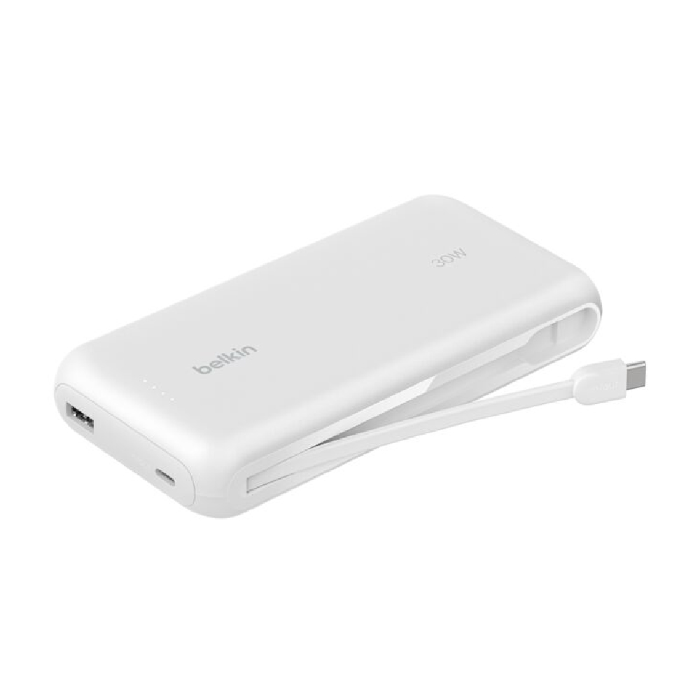 Belkin Banco de energía 20K con cable integrado BPB024fqWH