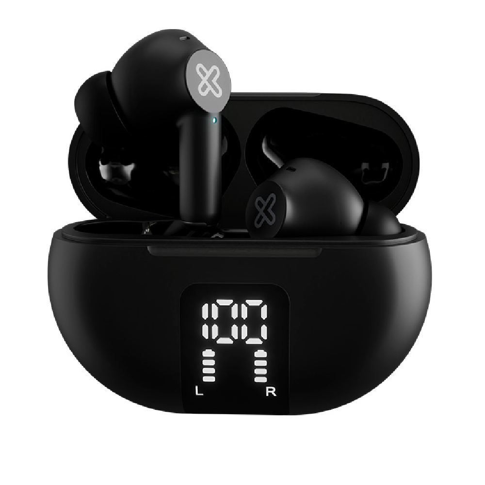 Klip Xtreme audífonos EdgeBuds inalámbricos color negro  KTE-755GR