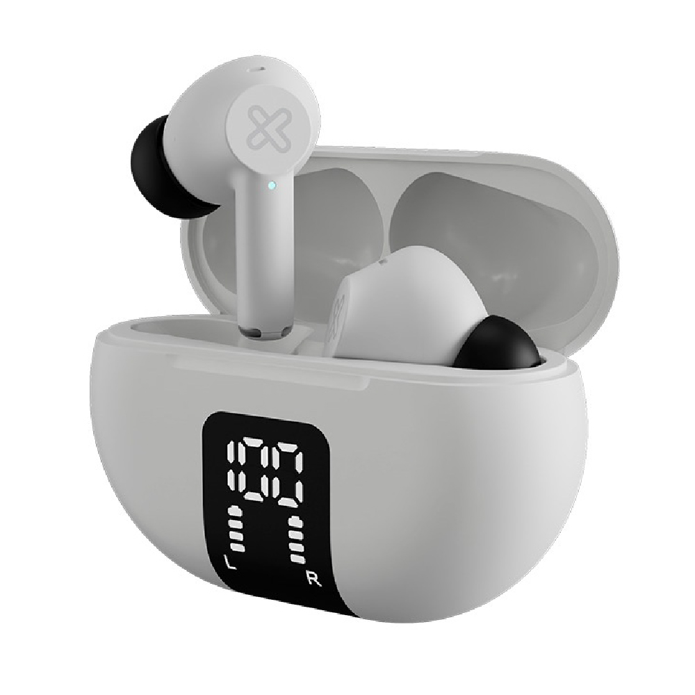 Klip Xtreme audífonos EdgeBuds inalámbricos color blanco KTE-755WH