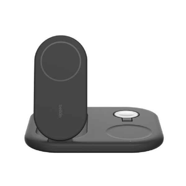Belkin Cargador inalámbrico magnético plegable 3 en 1 con Qi2 de 15 W WIZ029ttBK