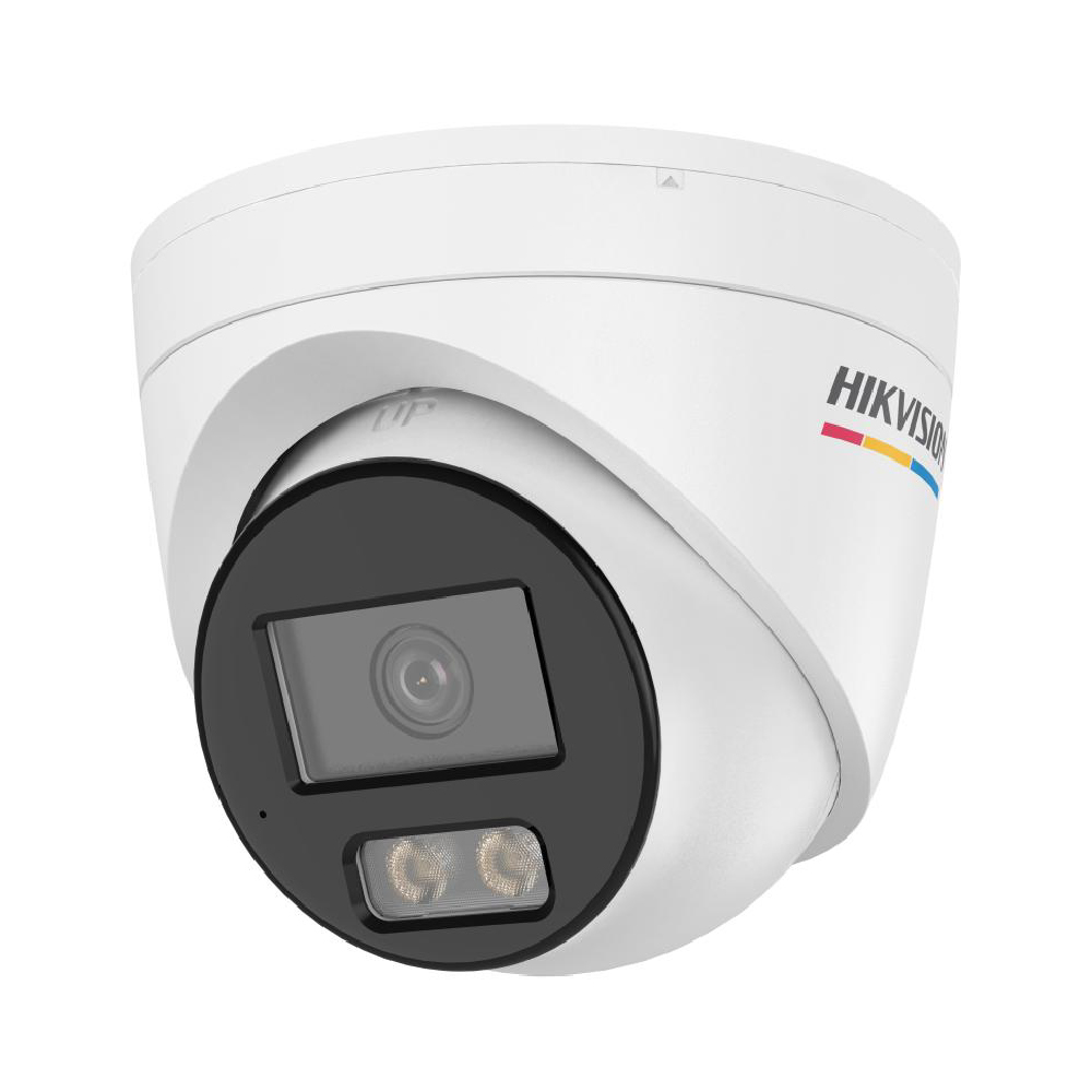 Hikvision Cámara de red de torreta fija ColorVu 3.0 de 4 MP DS-2CD1347G3H-LIU