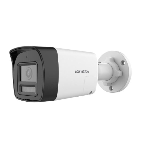 Hikvision Mini cámara bala fija con audio bidireccional 3K y sirena DS-2CE16K0T-LXTS(2.8mm)