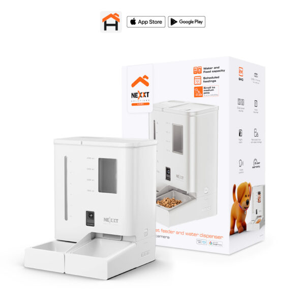 Nexxt Solutions Home Dispensador inteligente de alimento y agua para mascotas NHA-P710