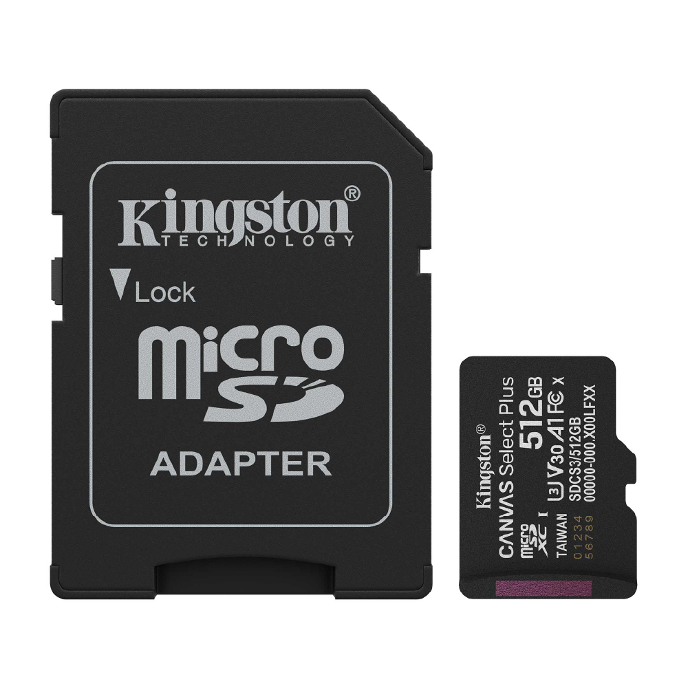 Kingston memoria microSD 512GB SDCS3/512GB