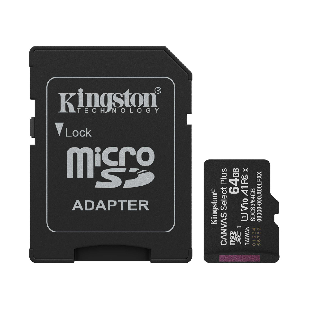 SDCS3-64GB- Kingston memoria microSD 64GB SDCS3/64GB - Imagen 1