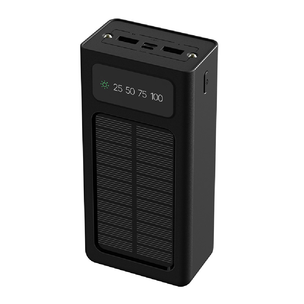 XPB-300 Xtech Banco de energía solar de 30.000 mAh con cables de carga integrados XPB-300 - Imagen 1