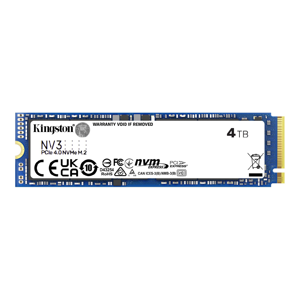 Kingston NV3 PCIe 4.0 NVMe SSD 4TB disco duro interno M.2 2280 SNV3S/4000G