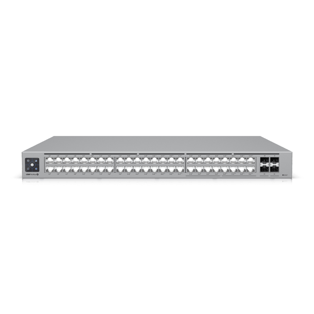 Ubiquiti Switch capa 3 48 puertos con capacidad POE USW-PRO-MAX-48-POE