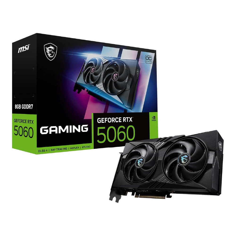 824142422823 MSI Tarjeta gráfica Gaming RTX 5060 8G Gaming 824142422823 - Imagen 1
