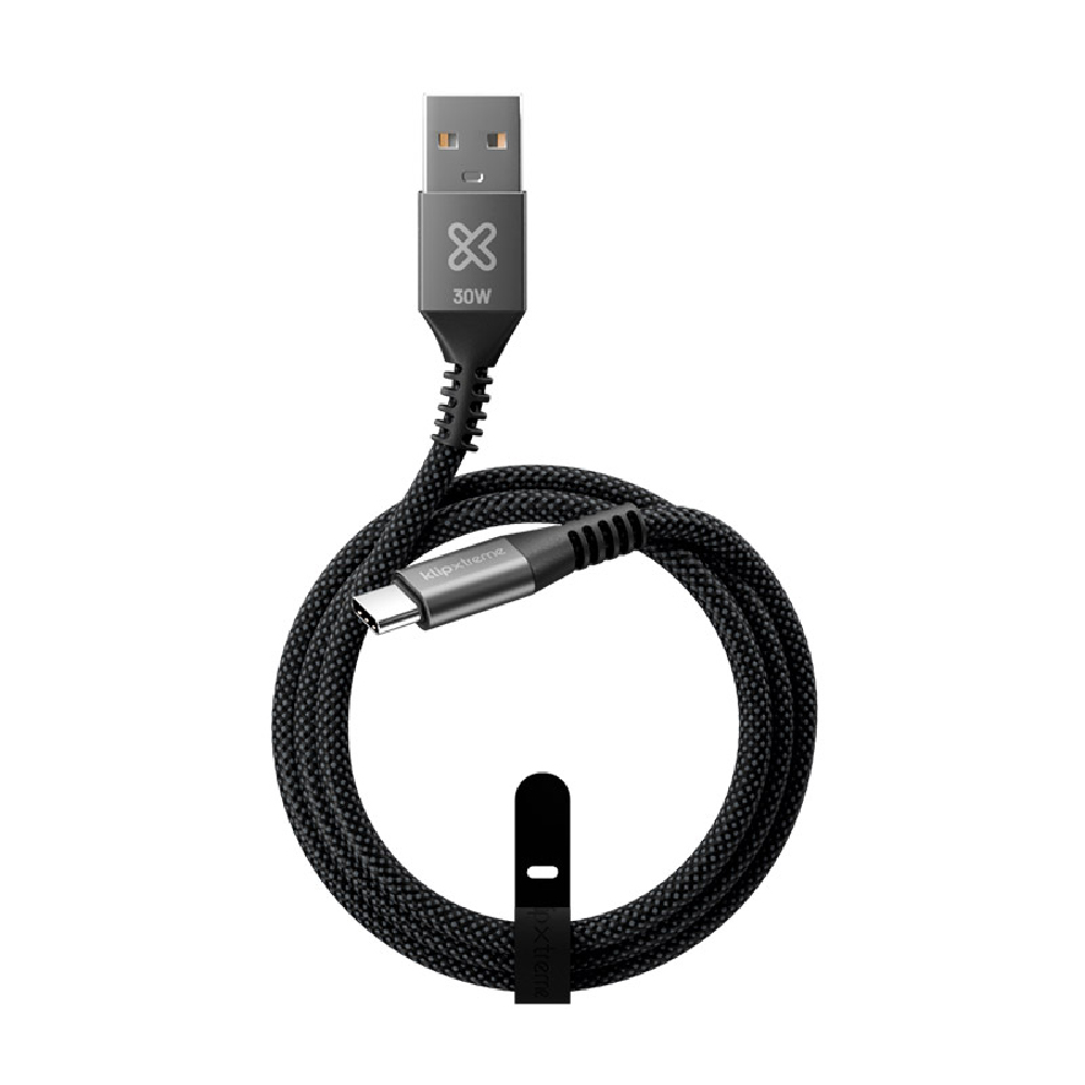 Klip Xtreme PowerGo 050 30W Cable USB-A a USB-C 3 pies KAC-050-3FT