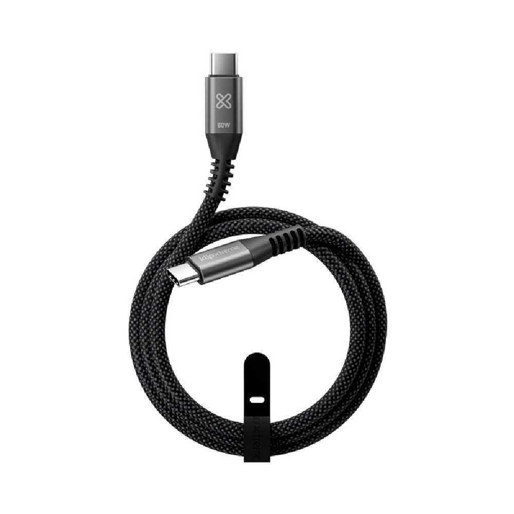 Klip Xtreme PowerGo 050 60W cable USB-C 3 pies KAC-250-3FT