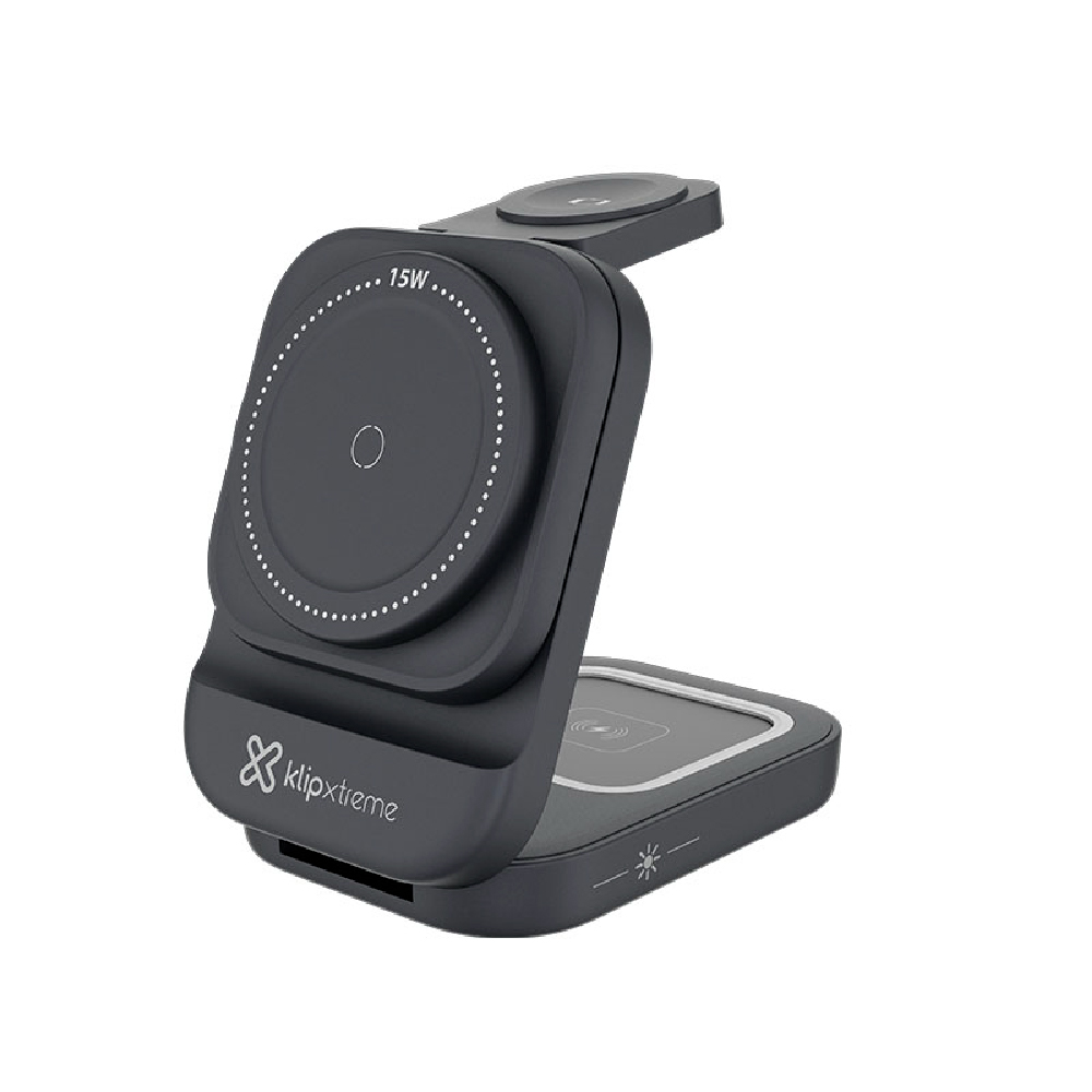 Klip Xtreme PowerDesk Lite soporte de carga inalámbrica 3 en 1 KDC-150