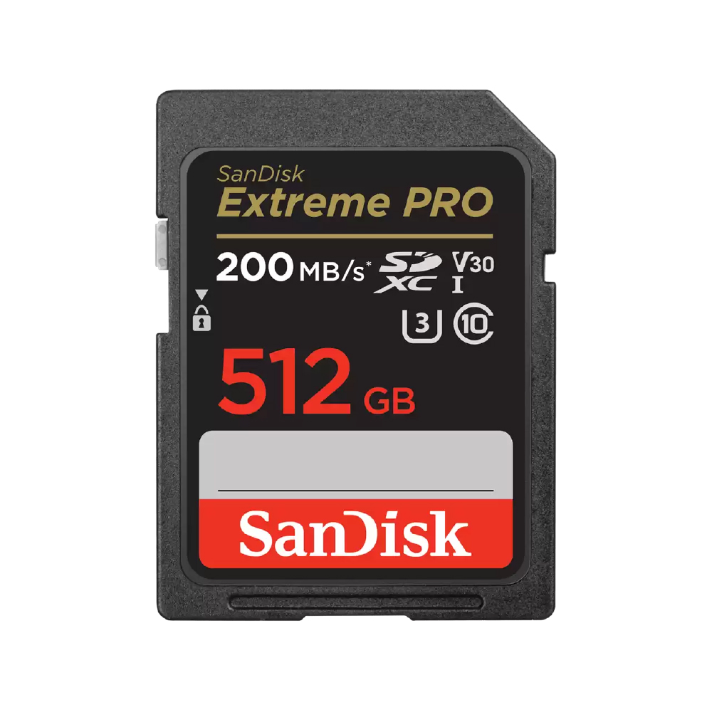 Tarjeta SanDisk Extreme PRO SDHC y SDXC UHS-I SD 512 GB SDSDXXD-512G-GN4IN
