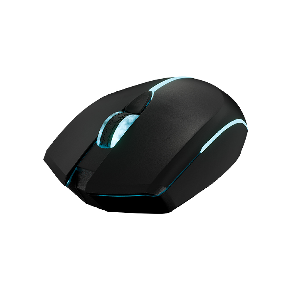Xtech Mouse óptico inalámbrico de 4 botones con luces XTM-318