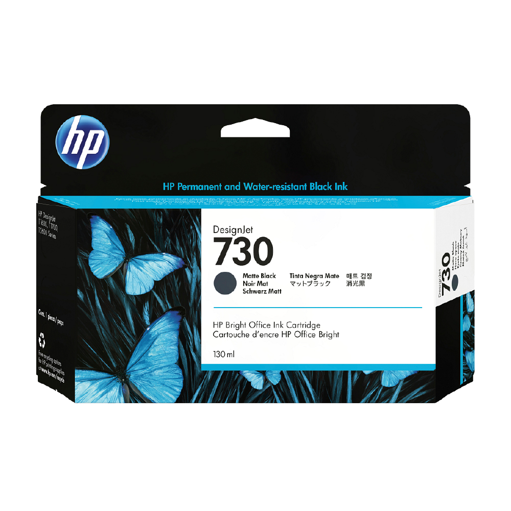 HP 730 130-ml Negro mate tinta para Designjet P2V65A