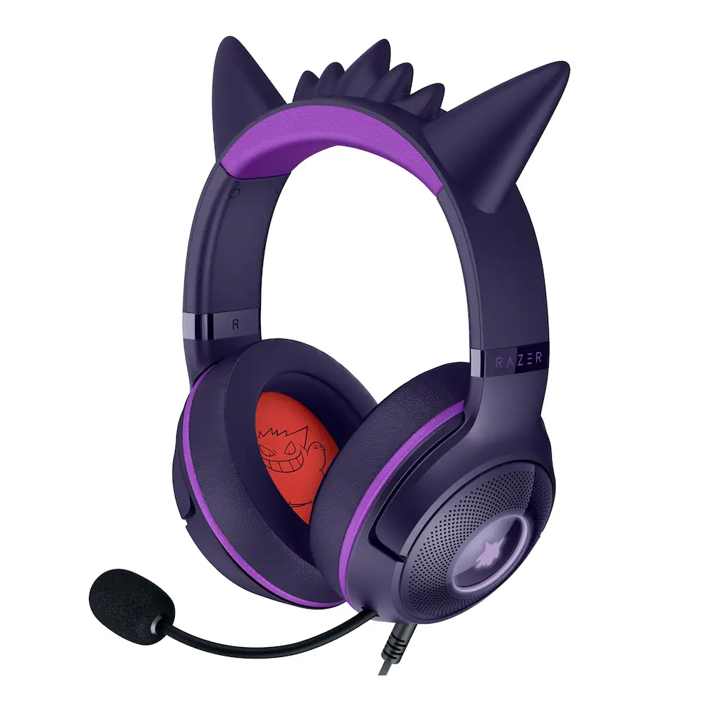 Razer Kraken Kitty V2 headset cableado gaming Pokémon Gengar Edition RZ04-04730300-R3M1