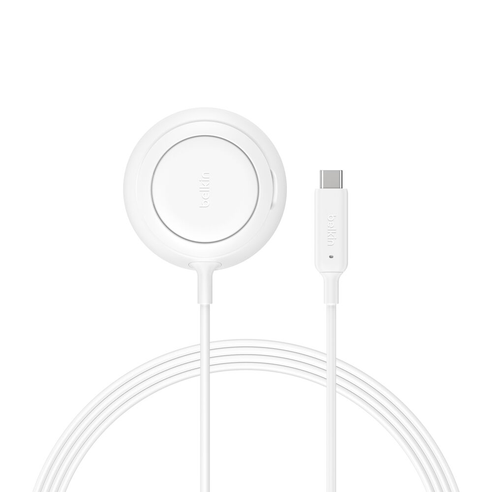 Belkin Cargador magnético con Qi2 de 25 W color blanco WIA014ttWH
