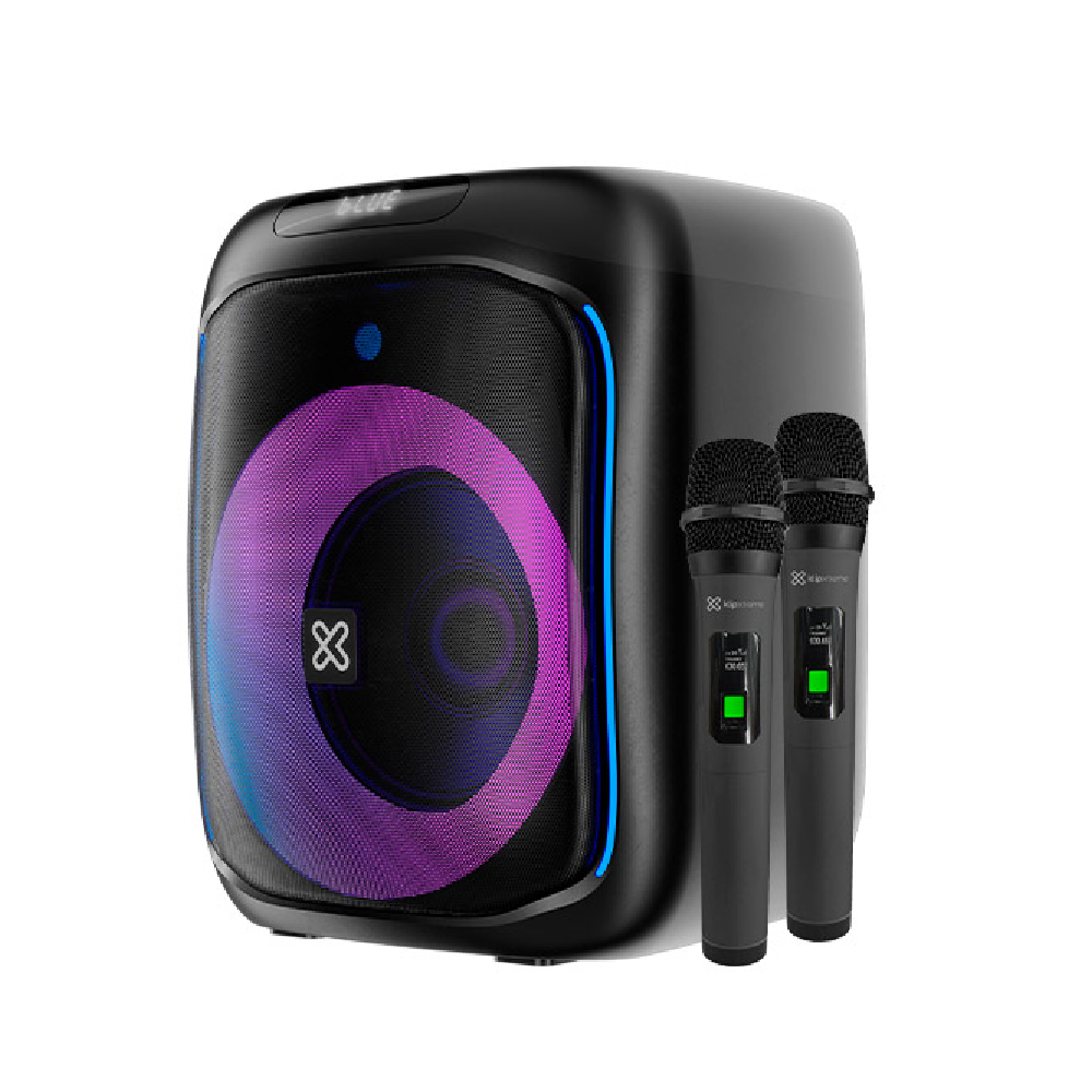 Klip Xtreme BoomBlaster bocina portátil con dos micrófonos KLS-655-2M