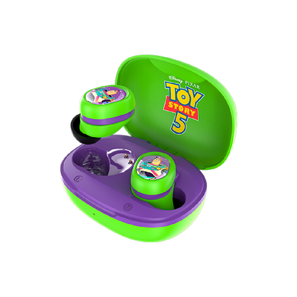Xtech Xtech Edición Toy Story audífonos inalámbricos TWS con estuche de carga portátil color verde XTH-D701TS-GN