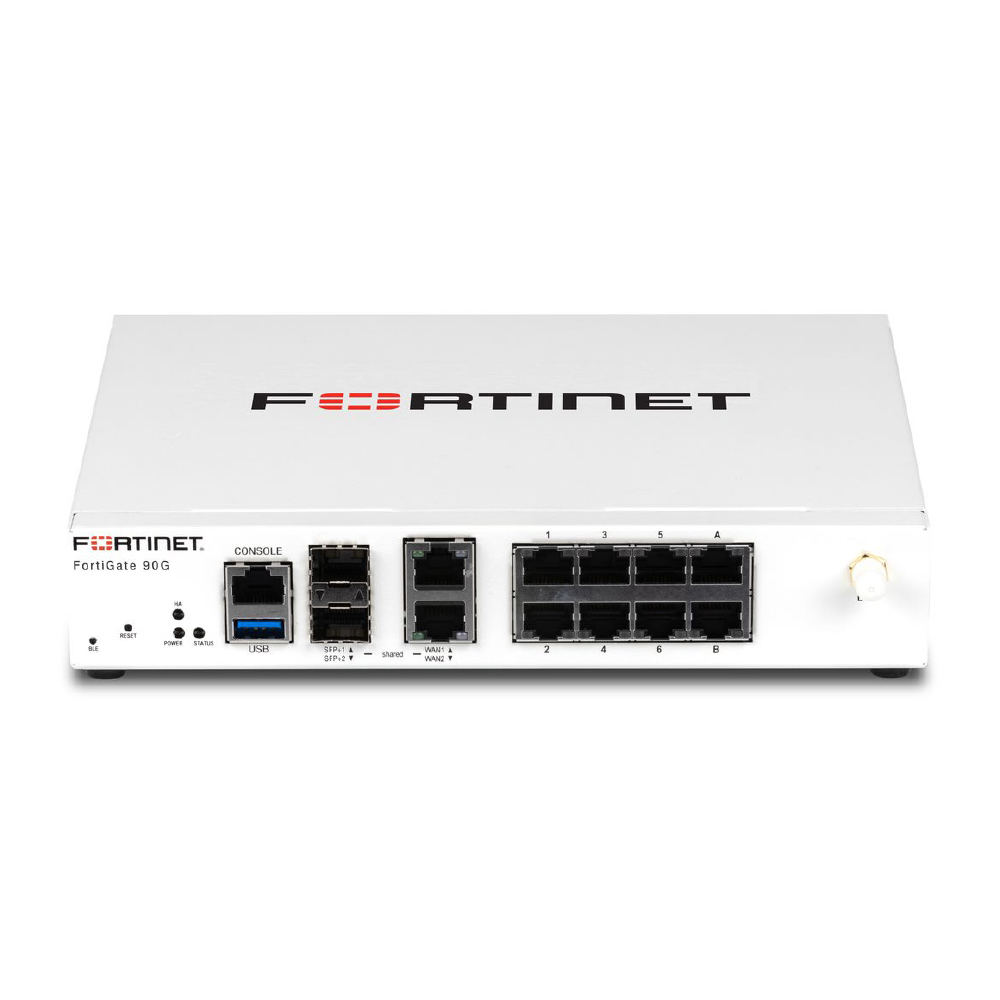 Fortinet FortiGate 90G firewall con 1 año de soporte premium de FortiCare y de protección unificada de amenazas FG-90G-BDL-950-12