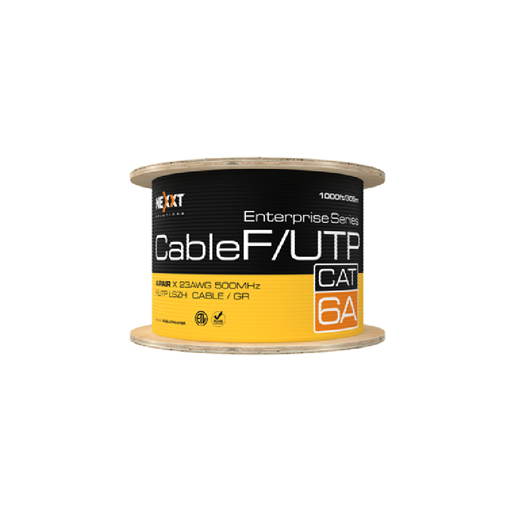 Nexxt Solutions caja de cable CAT6A FUTP 305 m gris NAB-UTP6AFGR
