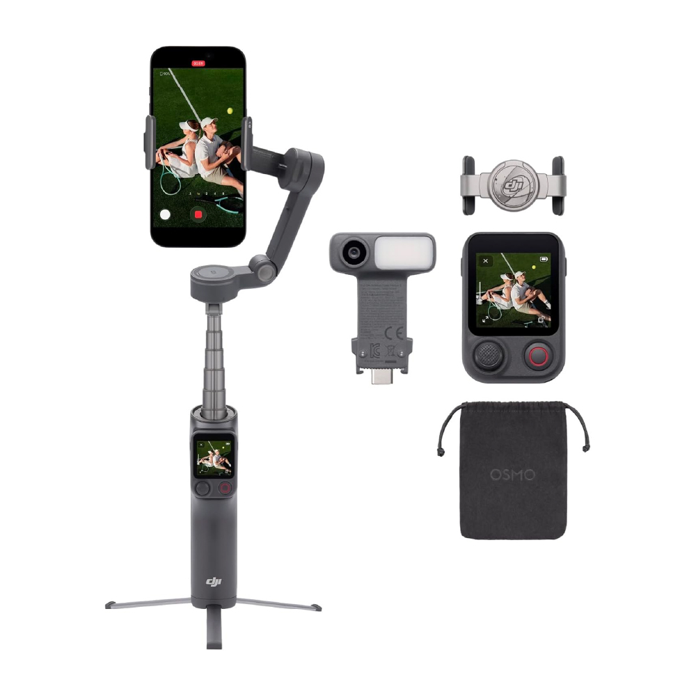 DJI Estabilizador Osmo Mobile 8P para iPhone y Android Advanced Tracking Combo 6937224141759