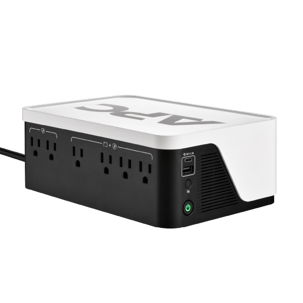 APC UPS Interactivo Back-UPS 700VA 420W Montaje en Piso o Pared y Puertos USB-C/USB-A BE700G3