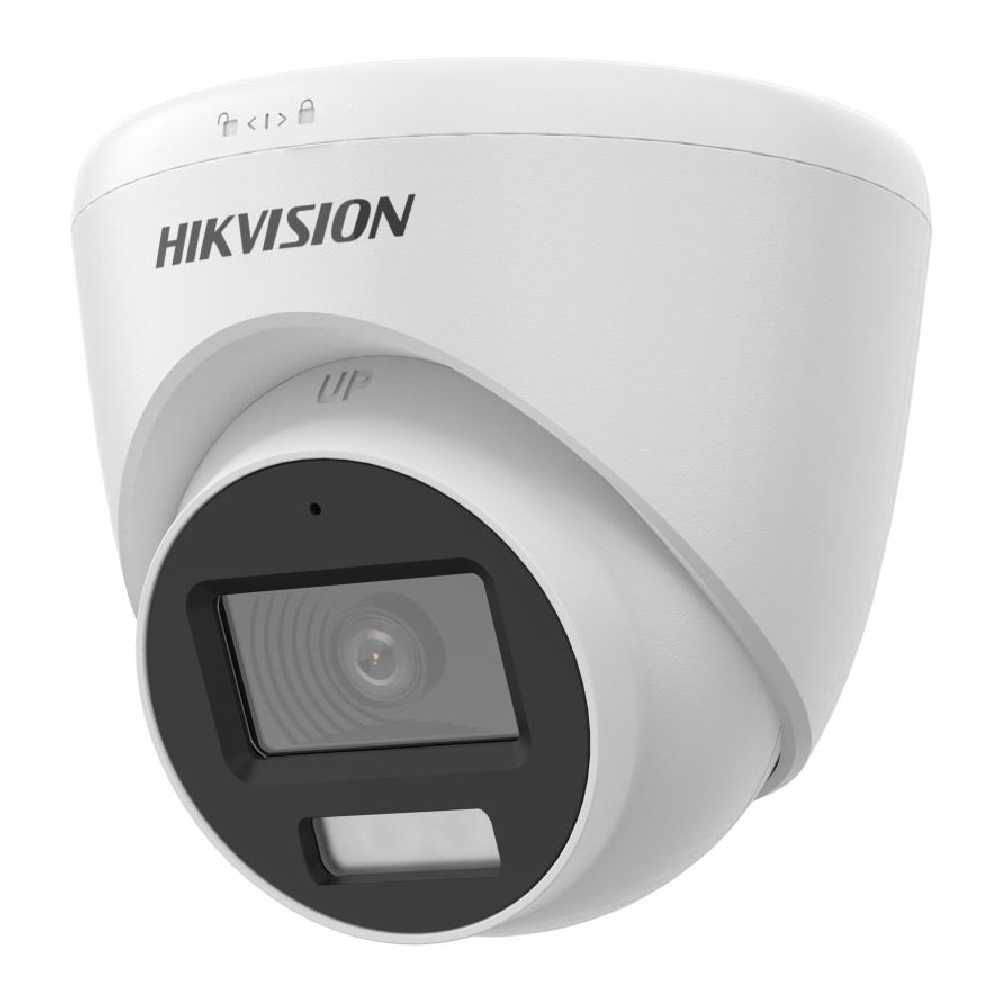 Hikvision Cámara de torreta fija con audio e iluminación híbrida inteligente de 2 MP DS-2CE78D0T-LFS(2.8mm)