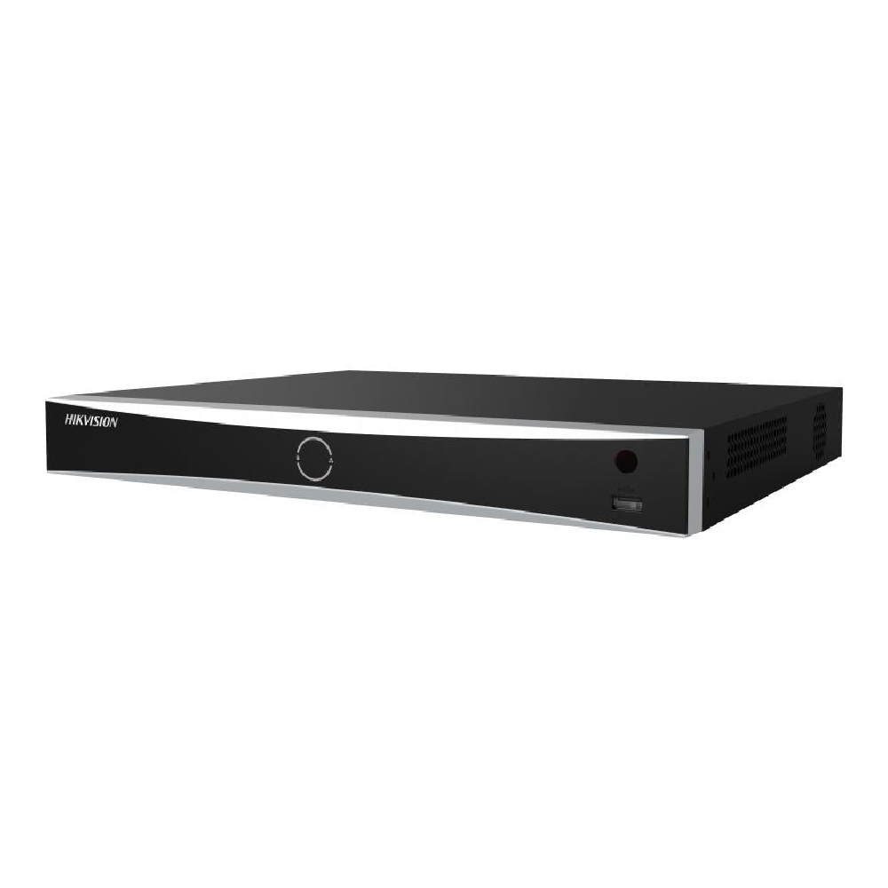 Hikvision Grabador de vídeo en red (NVR) AcuSense 4K de la serie K, 1U, PoE y 16 canales DS-7616NXI-K2/16P(D)