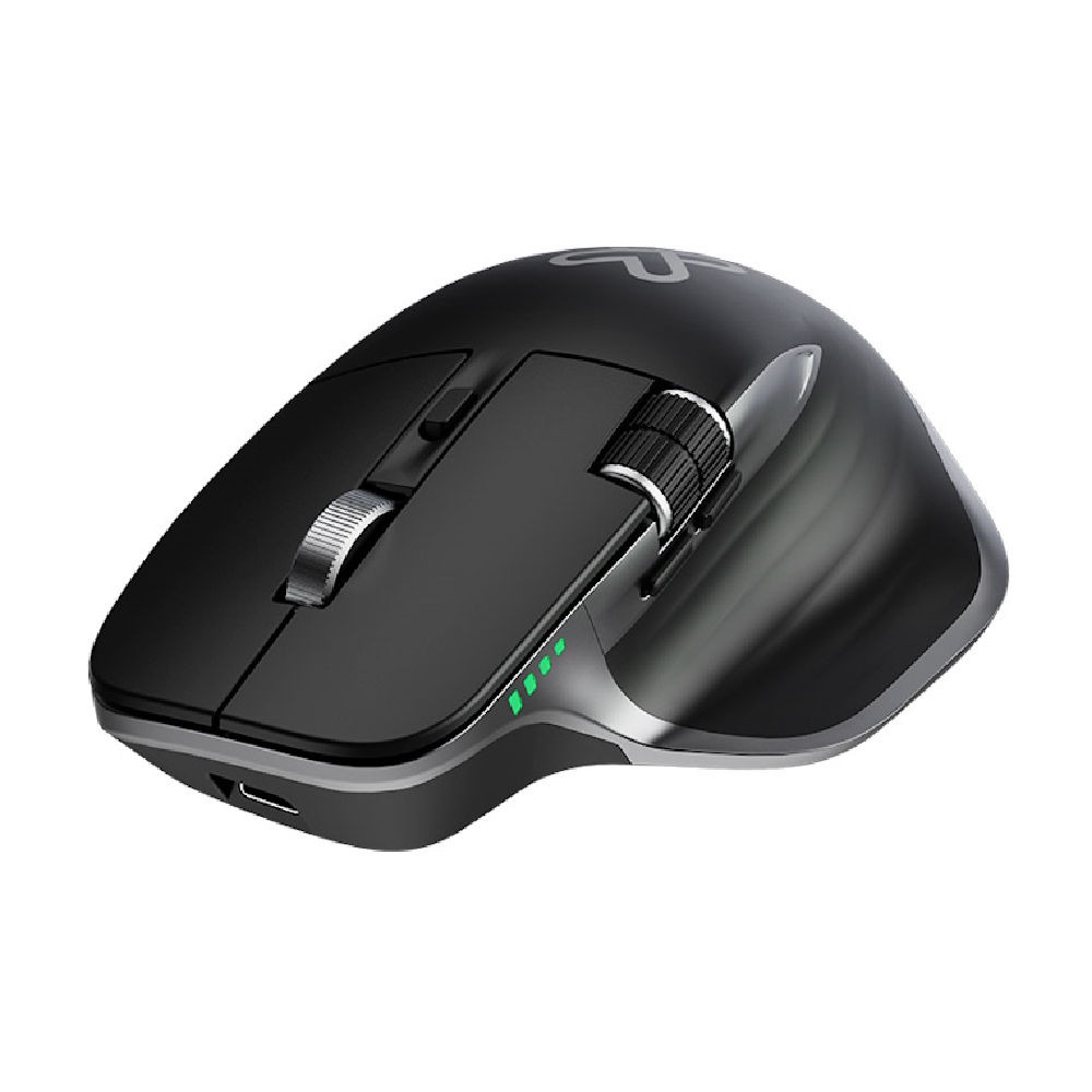 Klip Xtreme ThumbGlide Mouse Inalámbrico Ergonómico Dual Mode 6 Botones Bluetooth y 2.4 GHz KMB-550