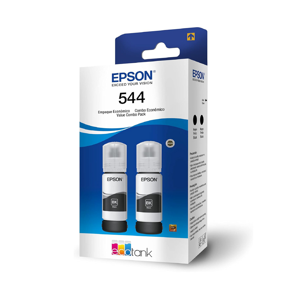 Epson paquete de 2 tintas T544 negro T544120-2P