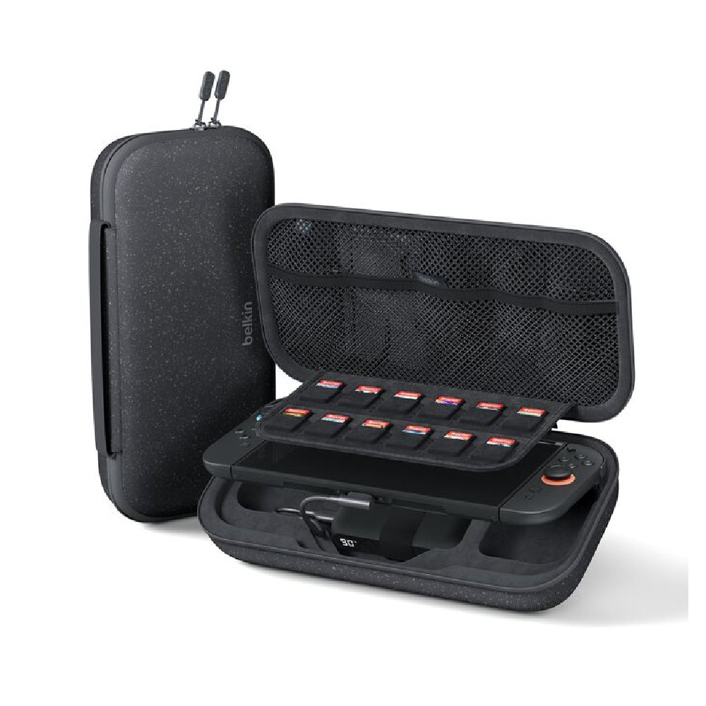 Belkin Estuche de carga para Nintendo Switch 2, color carbón ENA001fqCH-V1